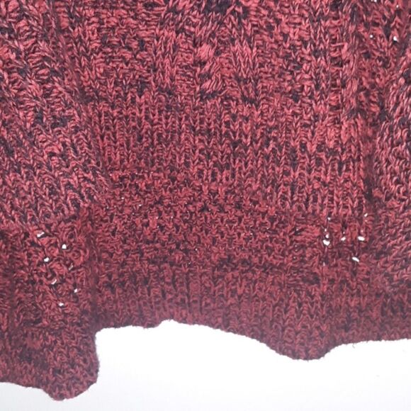 Express Chunky Knit Red Sweater Top Size Medium - Picture 5 of 8